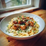 Smoky Paprika Garlic Butter Chicken Bites With Creamy Lemon Parmesan Pasta 1767865023.4545782