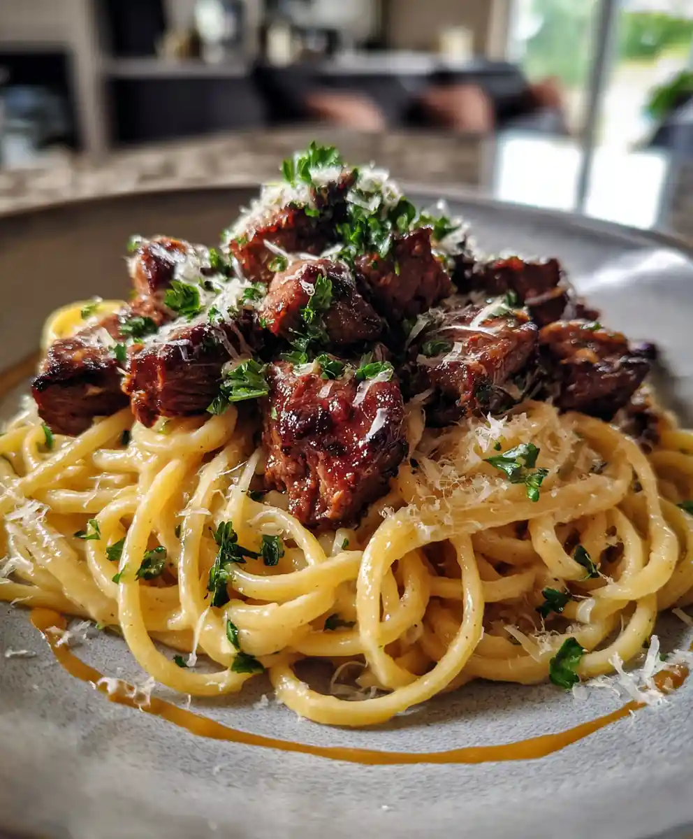 Smoky Chipotle Butter Linguine With Seared Steak Bites 5 Smoky Chipotle Butter Linguine With Seared Steak Bites