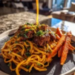 Steak Linguine With Chipotle Cream Sauce And Roasted Carrots 1772111830.8343432