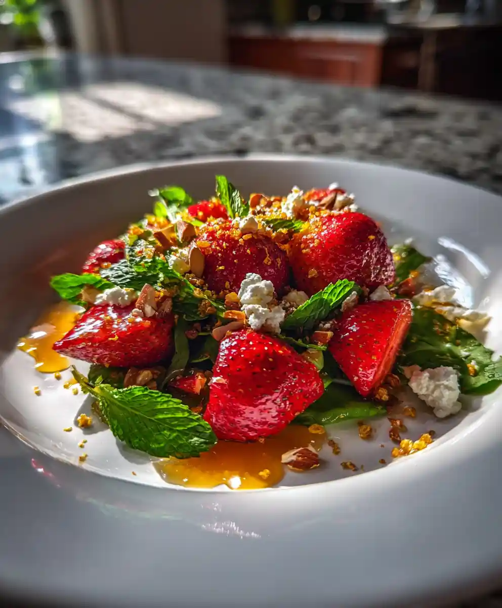 Strawberry Crackle Salad With Citrus Honey Glaze 5 Strawberry Crackle Salad With Citrus Honey Glaze