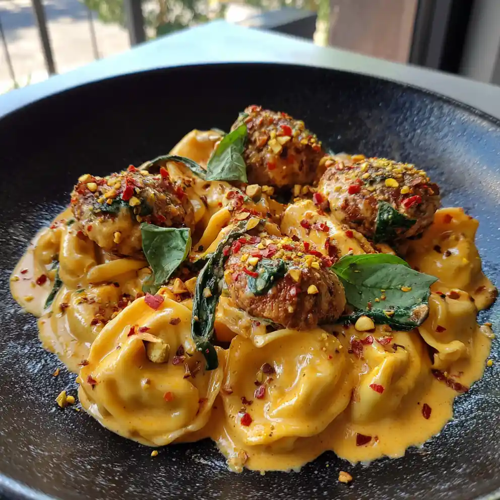 Tuscan Spinach Steak Bite Tortellini With Pistachio Herb Crusted Bites 4 Tuscan Spinach Steak Bite Tortellini With Pistachio Herb Crusted Bites