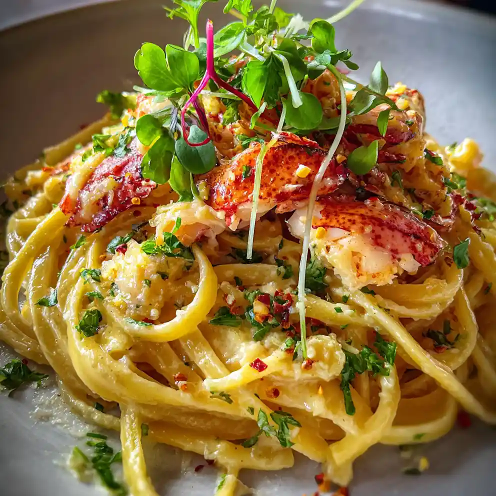 Buttered Lobster Pasta 4 Buttered Lobster Pasta
