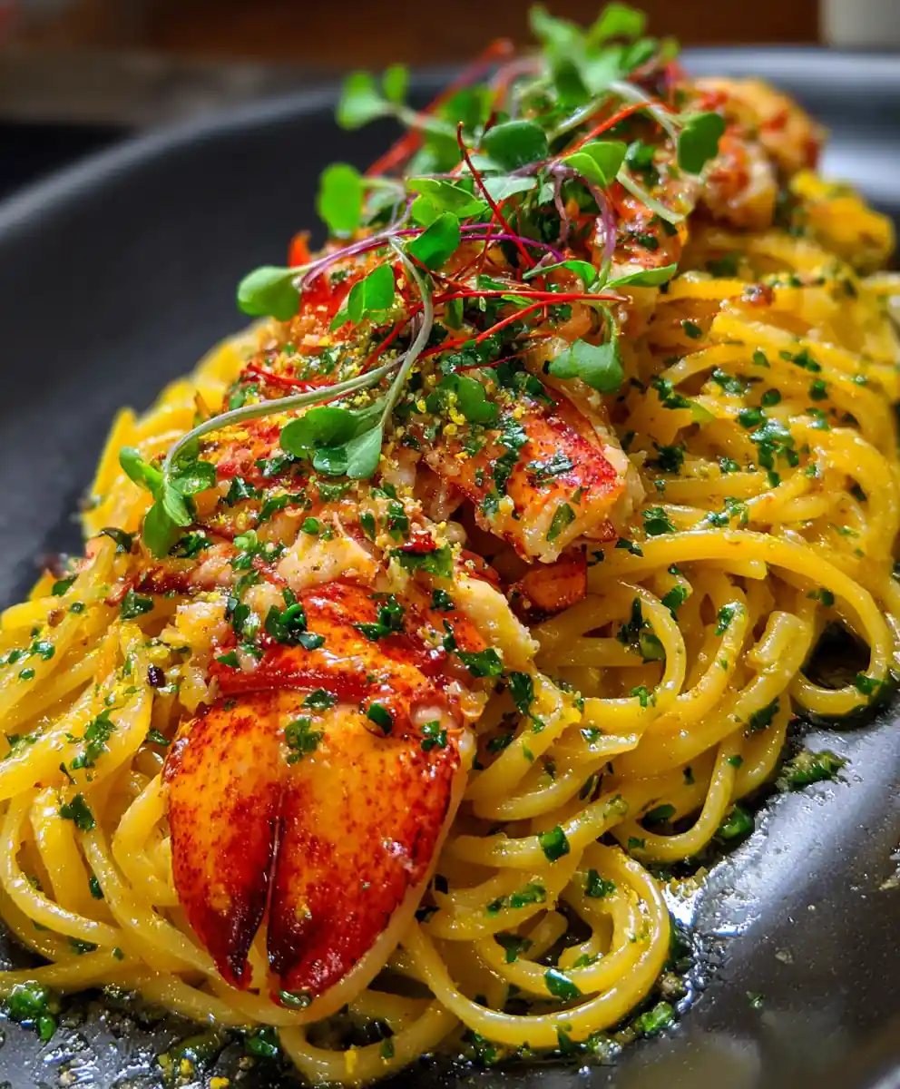 Buttered Lobster Pasta 5 Buttered Lobster Pasta