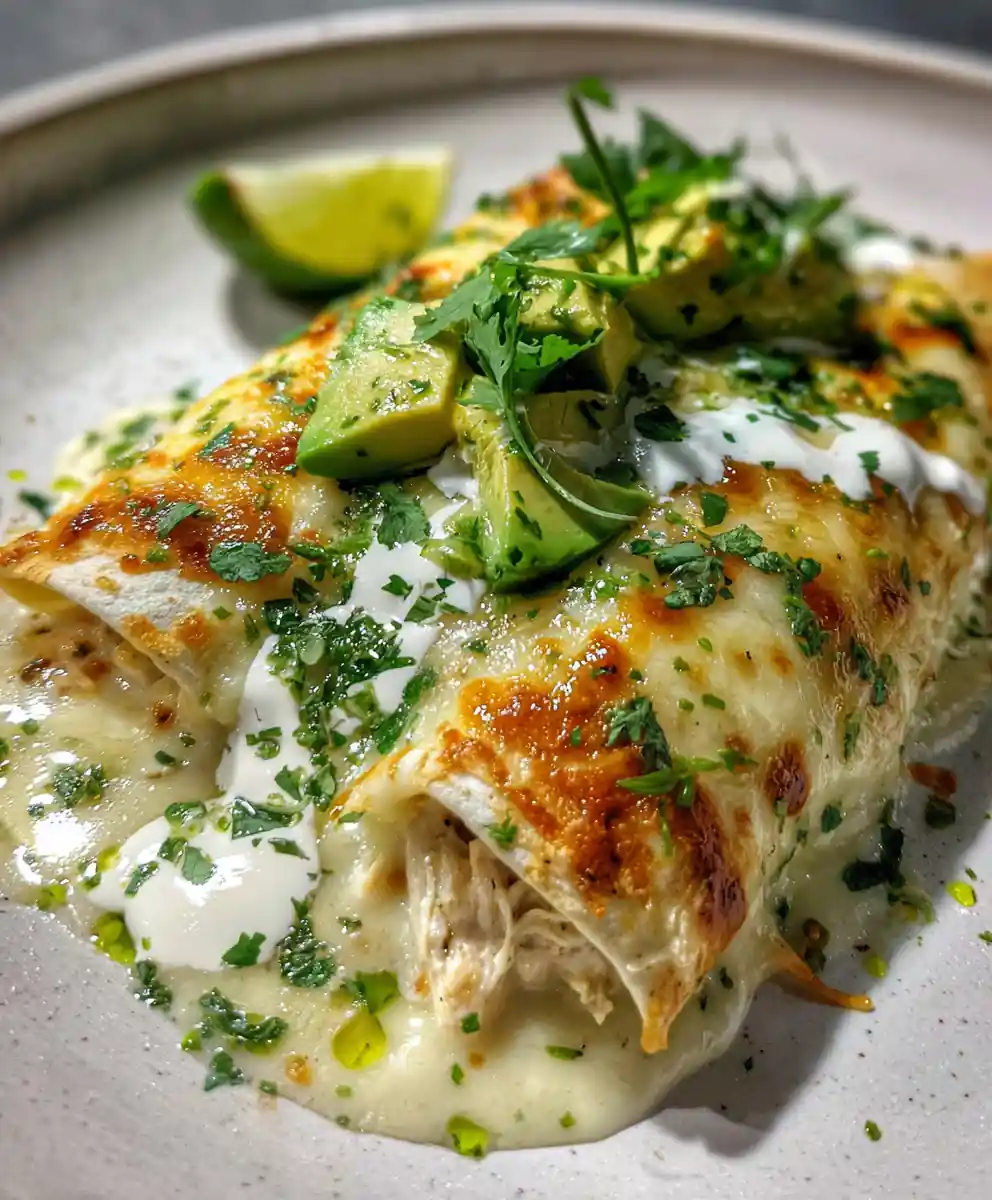 Creamy White Chicken Enchiladas 5 Creamy White Chicken Enchiladas