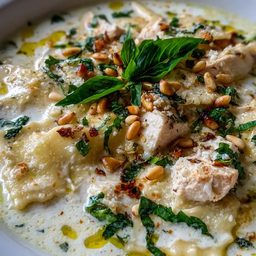 Delicious White Chicken Lasagna Soup 4 Delicious White Chicken Lasagna Soup