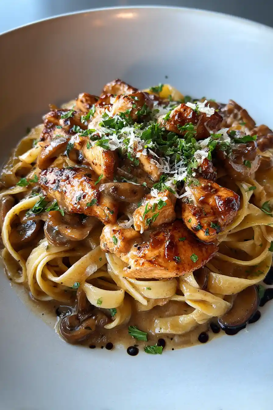Savory Chicken Marsala Pasta 5 Savory Chicken Marsala Pasta