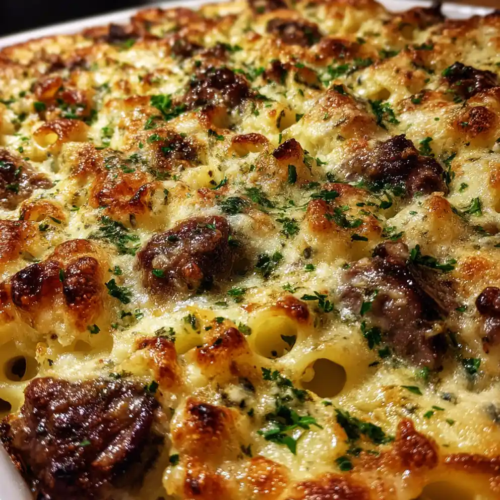 Steak & Blue Cheese Rigatoni Bake – Mash And Mix 4 Steak & Blue Cheese Rigatoni Bake – Mash And Mix