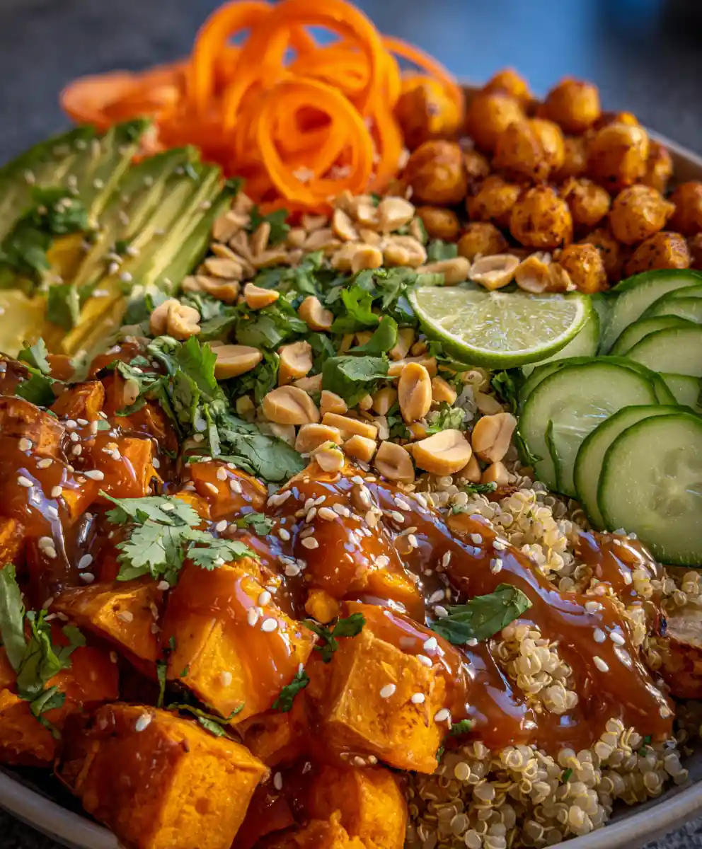 Ultimate Thai Peanut Sweet Potato Buddha Bowl 5 Ultimate Thai Peanut Sweet Potato Buddha Bowl