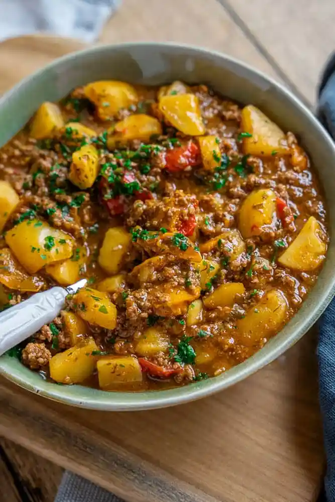 Herzhafter Bauerntopf mit Rinderhack und Paprika 3 Recipe image