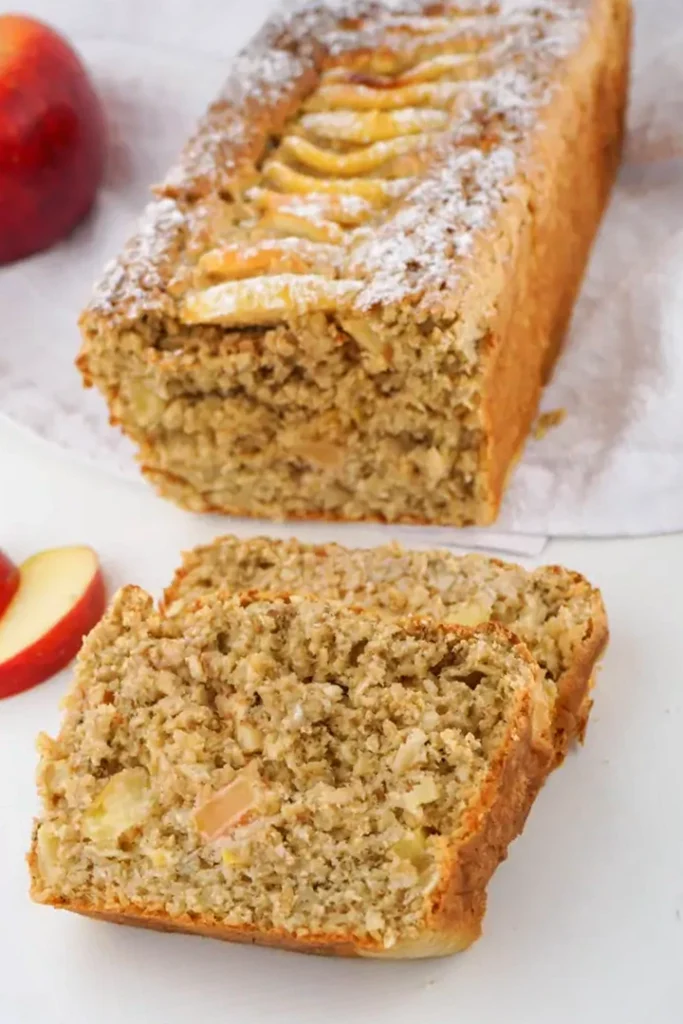Gesunder Apfel-Haferflocken-Kuchen ohne Zucker
