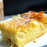 Saftiger Apfelkuchen vom Blech mit knusprigem Mandelguss 4 Saftiger Apfelkuchen vom Blech mit knusprigem Mandelguss