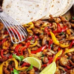 Würzige Chicken-Fajitas aus dem Ofen 4 Würzige Chicken-Fajitas aus dem Ofen