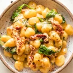 Cremige Toskanische Gnocchi aus einer Pfanne
