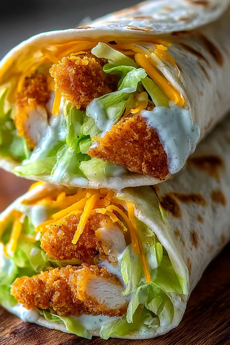 Knusprige Hähnchen-Ranch-Snack-Wraps 3 Recipe image