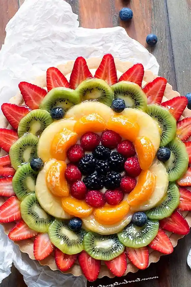 Klassische Italienische Obsttorte mit Vanillecreme 3 Recipe image