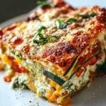 Proteinreiche Gemüse-Lasagne mit Linsen und Tofu 4 Proteinreiche Gemüse-Lasagne mit Linsen und Tofu