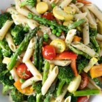 Farbenfrohe Pasta Primavera mit frischem Saisongemüse 4 Farbenfrohe Pasta Primavera mit frischem Saisongemüse