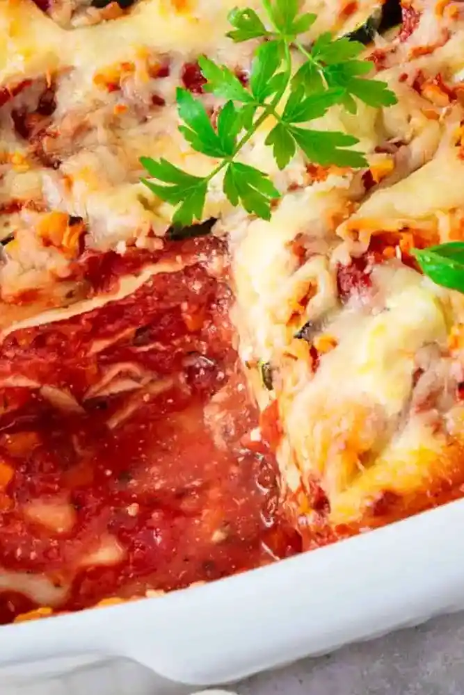 Saftige Gemüselasagne mit viel frischem Gemüse 3 Recipe image