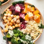 Winterliche Quinoa-Buddha-Bowls mit Tahini-Miso-Dressing 4 Winterliche Quinoa-Buddha-Bowls mit Tahini-Miso-Dressing