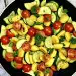 Schnelle Gnocchi-Zucchini-Pfanne mit Tomaten 4 Schnelle Gnocchi-Zucchini-Pfanne mit Tomaten