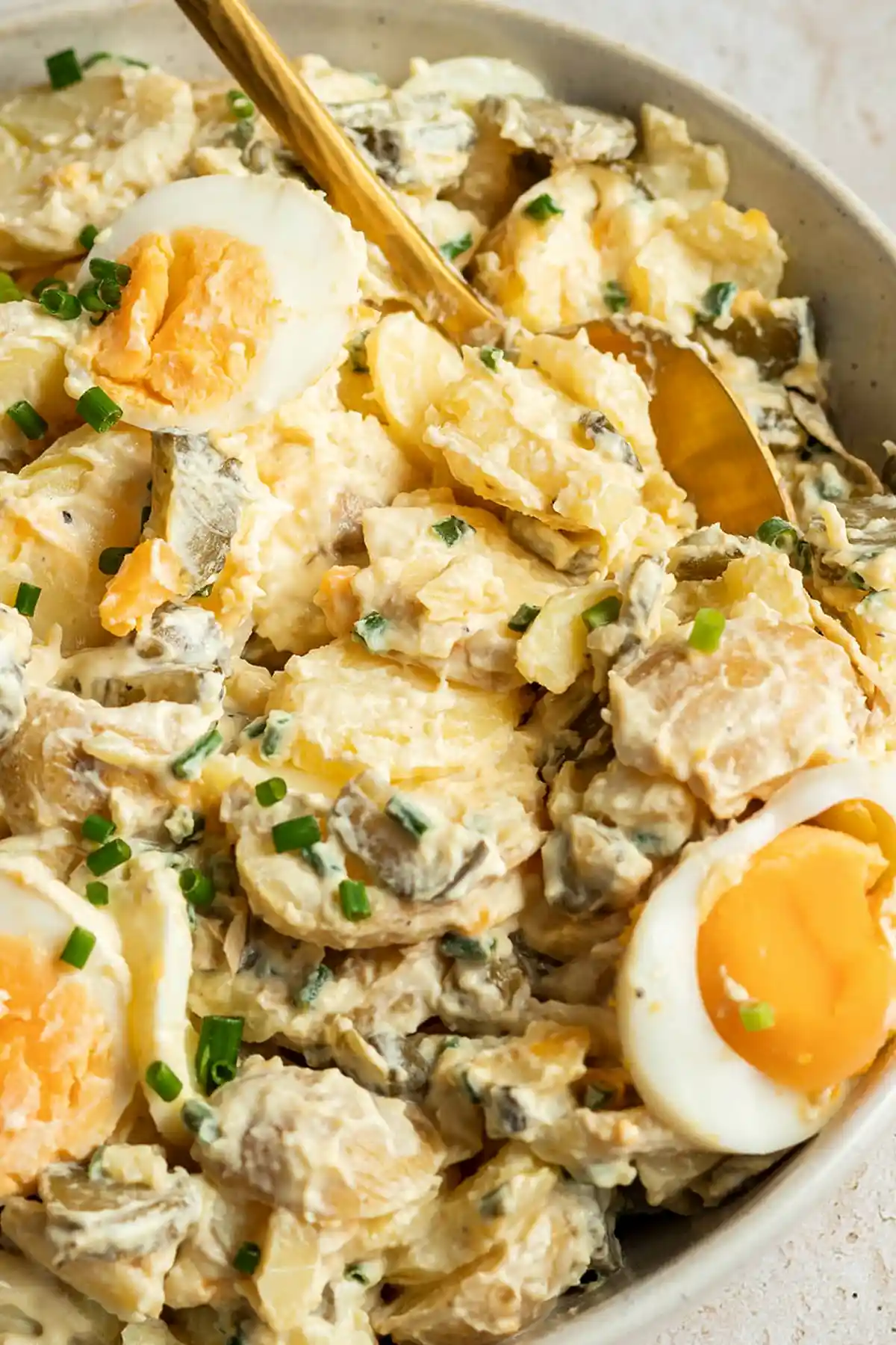 Leichter Kartoffelsalat mit Joghurt und Ei 3 Recipe image