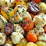 Mediterranes Ofengemüse mit Feta und Kartoffeln 4 Mediterranes Ofengemüse mit Feta und Kartoffeln