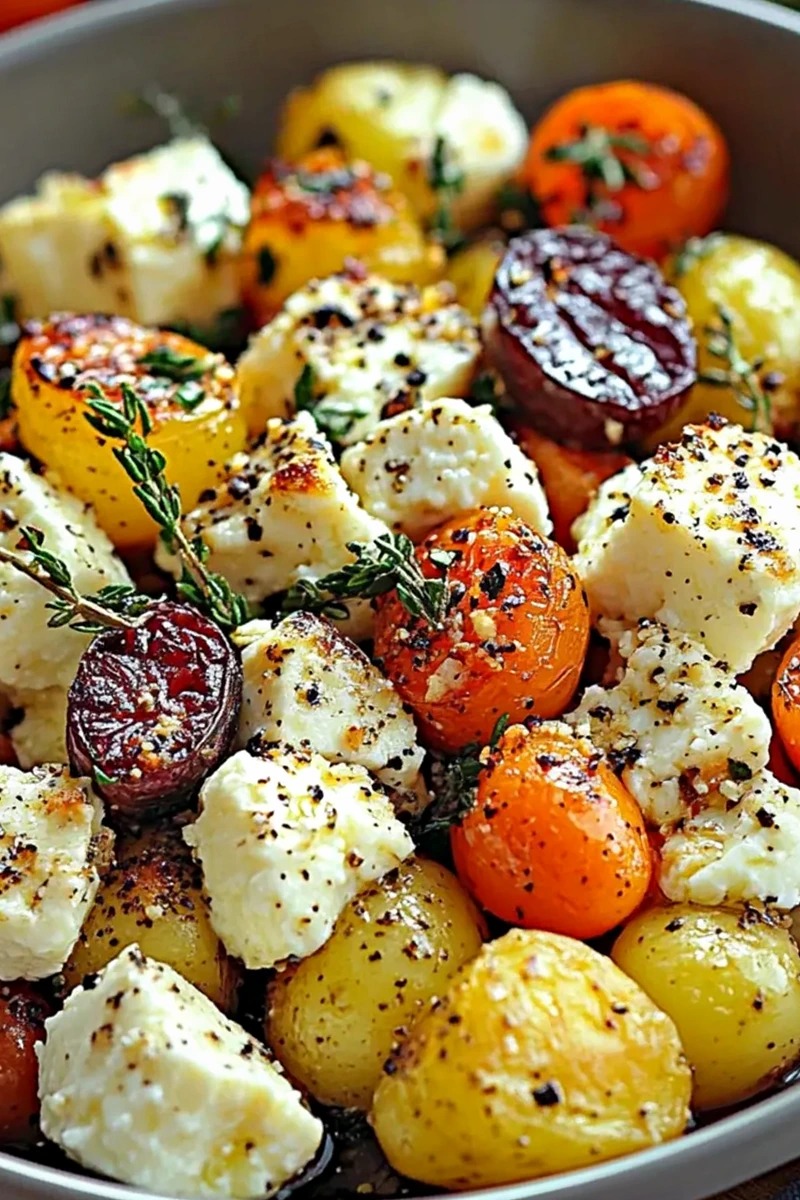 Mediterranes Ofengemüse mit Feta und Kartoffeln 3 Recipe image