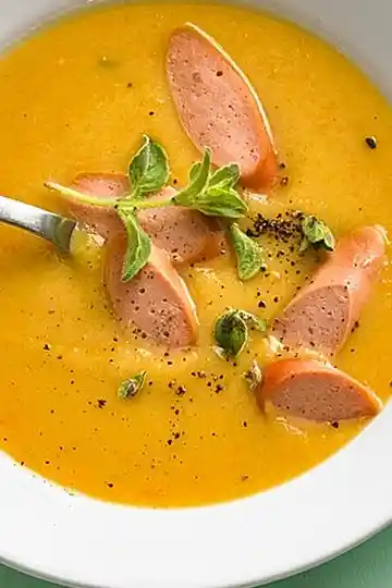 Klassische Cremige Kartoffelsuppe mit Würstchen 3 Recipe image