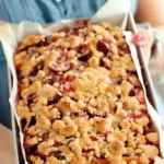 Klassischer Pflaumenkuchen mit knusprigen Streuseln 4 Klassischer Pflaumenkuchen mit knusprigen Streuseln