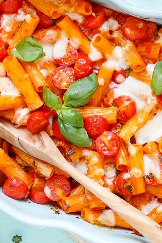 Schneller Nudelauflauf Tomate Mozzarella 3 Recipe image