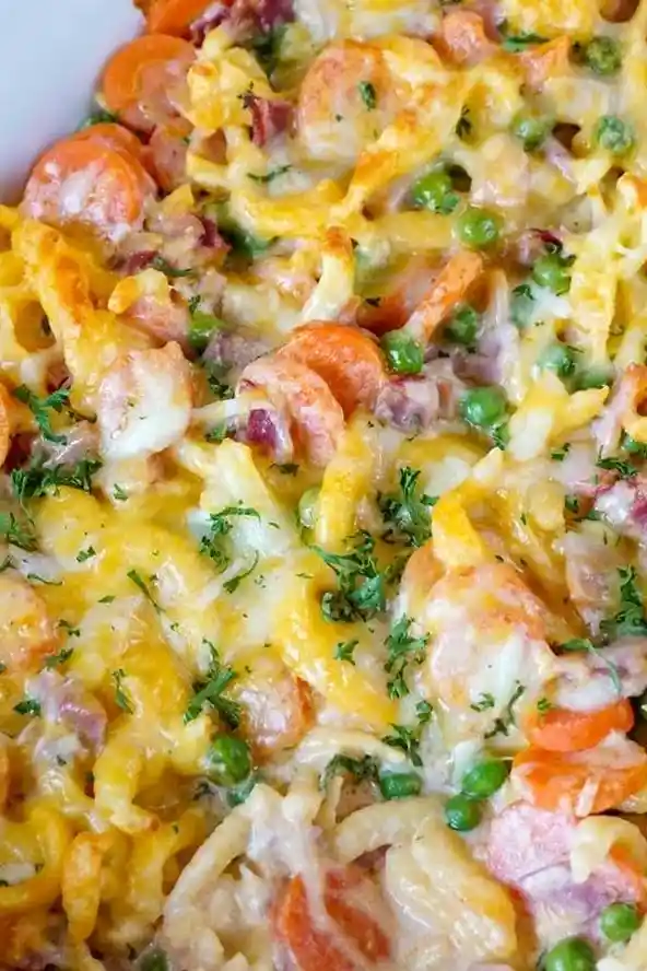 Schneller Spätzleauflauf mit buntem Gemüse 3 Recipe image