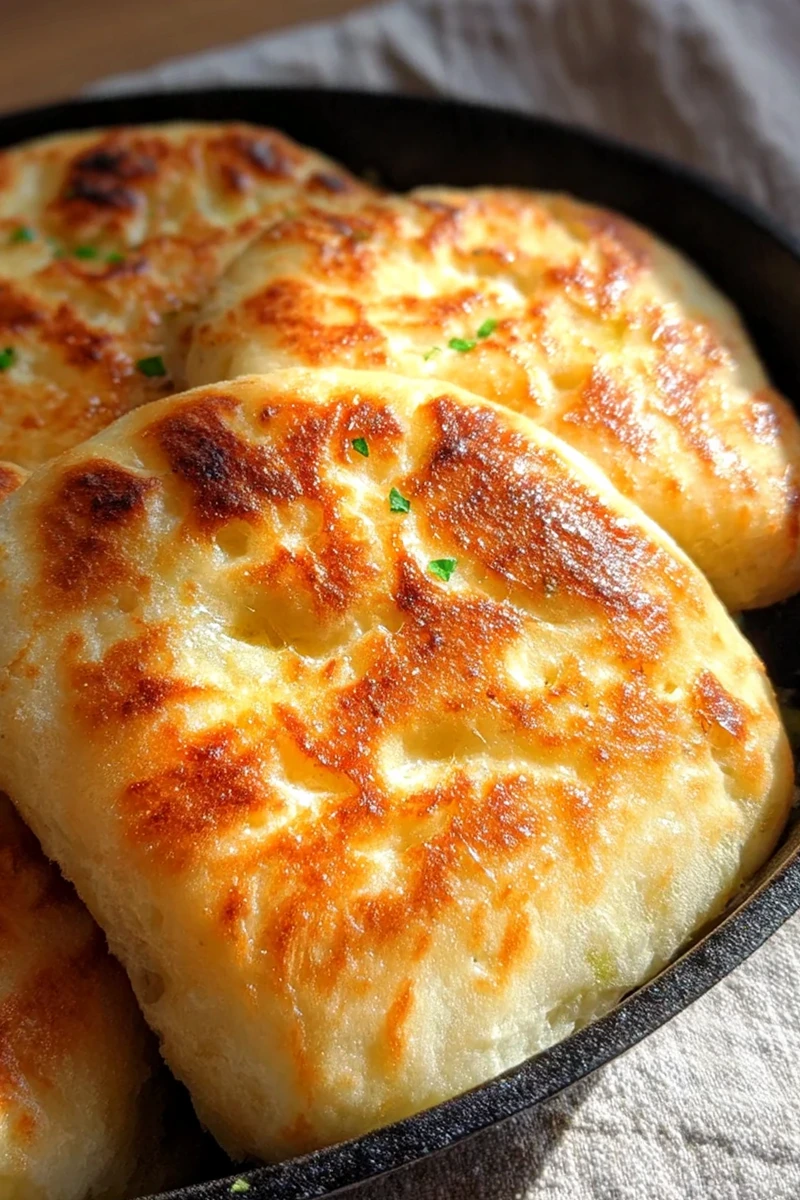 Schnelles Pfannenbrot ohne Hefe 3 Recipe image
