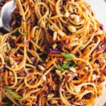Cremiger Sesam-Nudel-Salat mit Erdnusssauce 4 Cremiger Sesam-Nudel-Salat mit Erdnusssauce