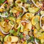 Sommerlicher Nudelsalat mit Zucchini 4 Sommerlicher Nudelsalat mit Zucchini