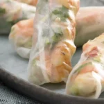 Vietnamesische Sommerrollen mit Garnelen 4 Vietnamesische Sommerrollen mit Garnelen