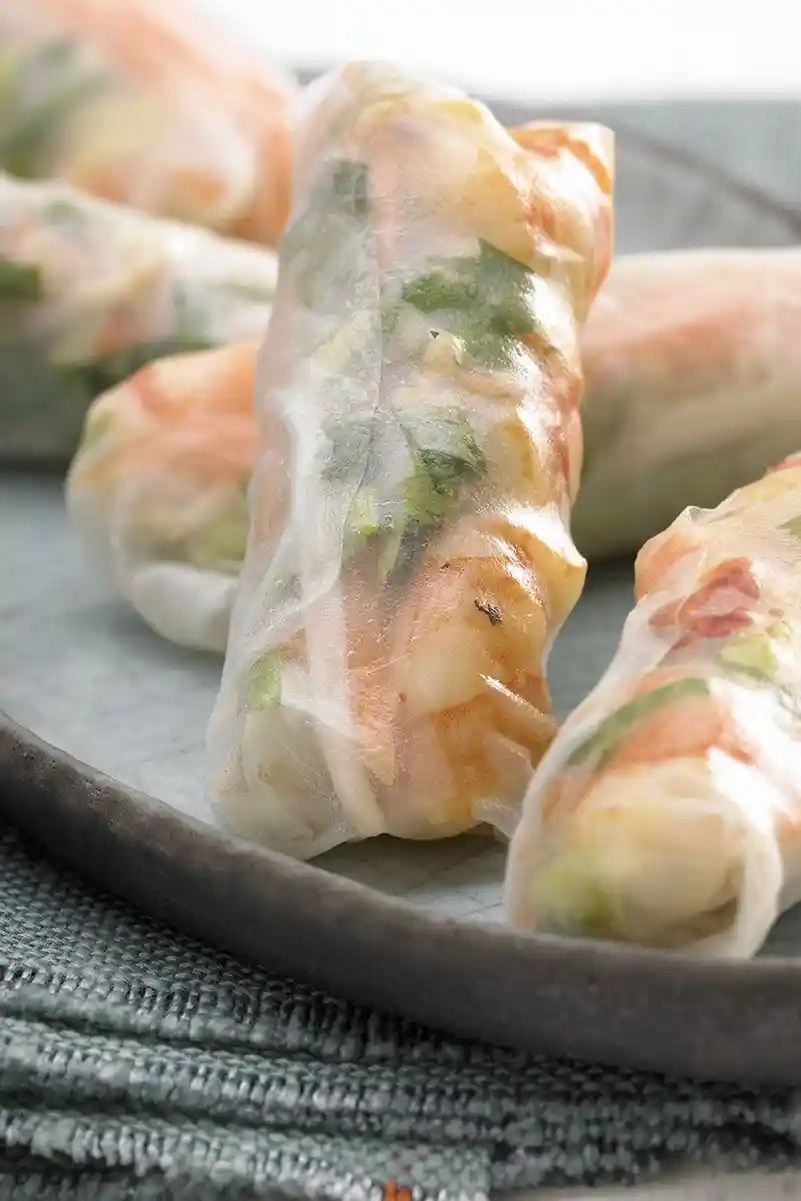 Vietnamesische Sommerrollen mit Garnelen 3 Recipe image
