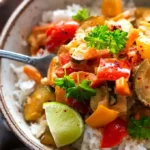 Schnelles Thai-Gemüse-Curry mit Kokosmilch 4 Schnelles Thai-Gemüse-Curry mit Kokosmilch