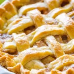 Klassischer Amerikanischer Apfelkuchen mit Gitterkruste 4 Klassischer Amerikanischer Apfelkuchen mit Gitterkruste