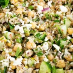 Mediterraner Bulgursalat mit Kichererbsen und Pistazien 4 Mediterraner Bulgursalat mit Kichererbsen und Pistazien