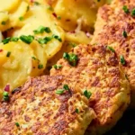 Herzhafte vegetarische Blumenkohl-Frikadellen 4 Herzhafte vegetarische Blumenkohl-Frikadellen