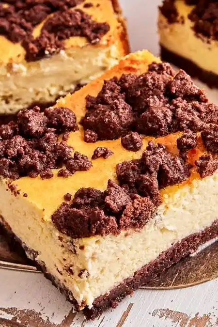 Saftiger Zupfkuchen vom Blech mit Schokolade und Quark 3 Recipe image