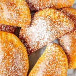 Apfeltaschen aus fluffigem Quark-Öl-Teig 4 Apfeltaschen aus fluffigem Quark-Öl-Teig