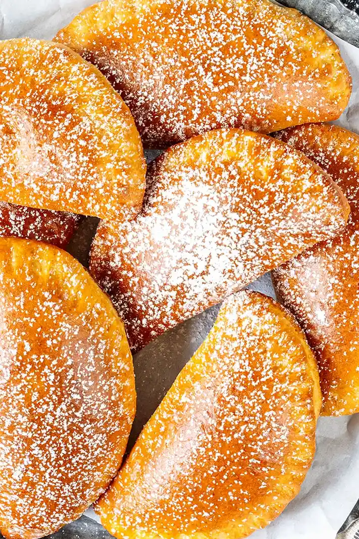 Apfeltaschen aus fluffigem Quark-Öl-Teig 3 Recipe image
