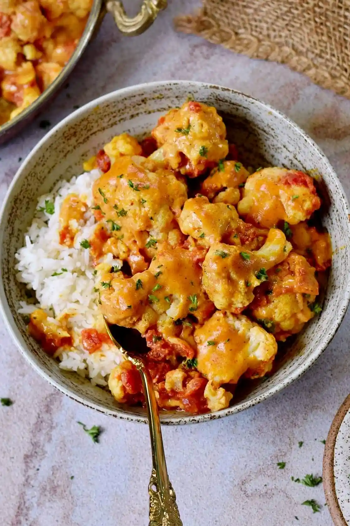 Veganer Blumenkohl-Curry-Auflauf aus dem Ofen 3 Recipe image