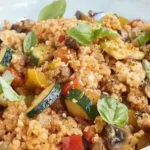 Schnelle Bulgur-Gemüse-Pfanne mit mediterranem Flair 4 Schnelle Bulgur-Gemüse-Pfanne mit mediterranem Flair
