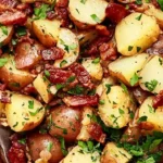 Warmer Deutscher Kartoffelsalat mit Honig und Senf 4 Warmer Deutscher Kartoffelsalat mit Honig und Senf