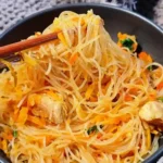 Asiatischer Glasnudelsalat mit Gemüse und Fleisch 4 Asiatischer Glasnudelsalat mit Gemüse und Fleisch