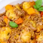 Cremige Kürbis-Gnocchi-Pfanne mit Rinderhack 4 Cremige Kürbis-Gnocchi-Pfanne mit Rinderhack