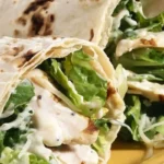 Hähnchen-Wraps mit Römersalat 4 Hähnchen-Wraps mit Römersalat