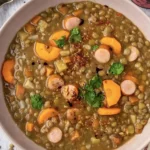 Traditionelle Linsensuppe mit Wurzelgemüse 4 Herzhafte Klassische Linsensuppe mit Gemüse